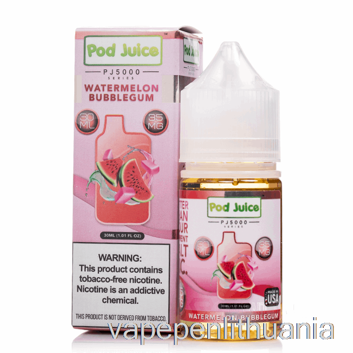 Arbūzų Burbuliukų Ankšties Sultys Pj5000 - 30ml 35mg Vape Skystis